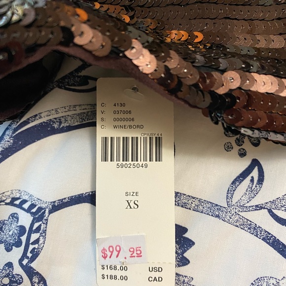 NWT Maeve by Anthropologie - Sequin Shift Midi Dress - Picture 9 of 11